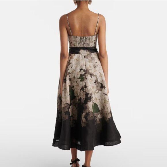 Zimmermann Balance linen and silk bustier dress - Picture 2 of 12